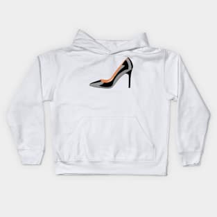 Classic High Heeled Shoe in black Kids Hoodie